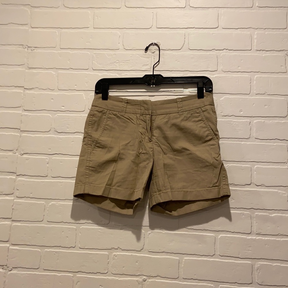j crew khaki chino short